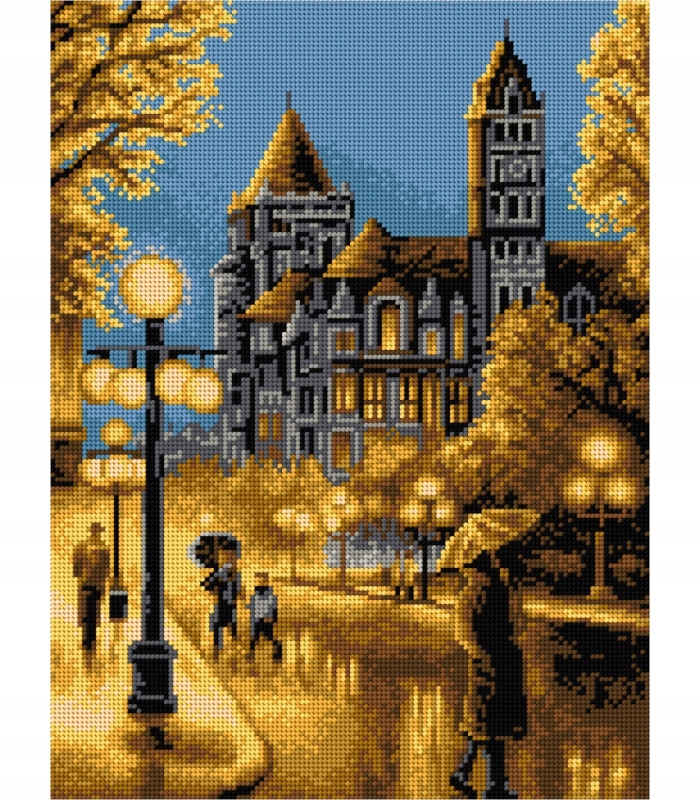 Sada Ariadna kanva mulina vyšívací jehla 30x40 8036