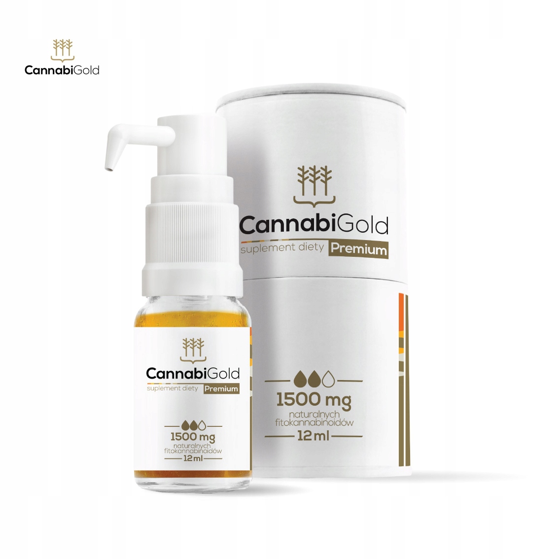 

Cannabi Gold Olejek konopny Cbd 15% Premium 1500mg