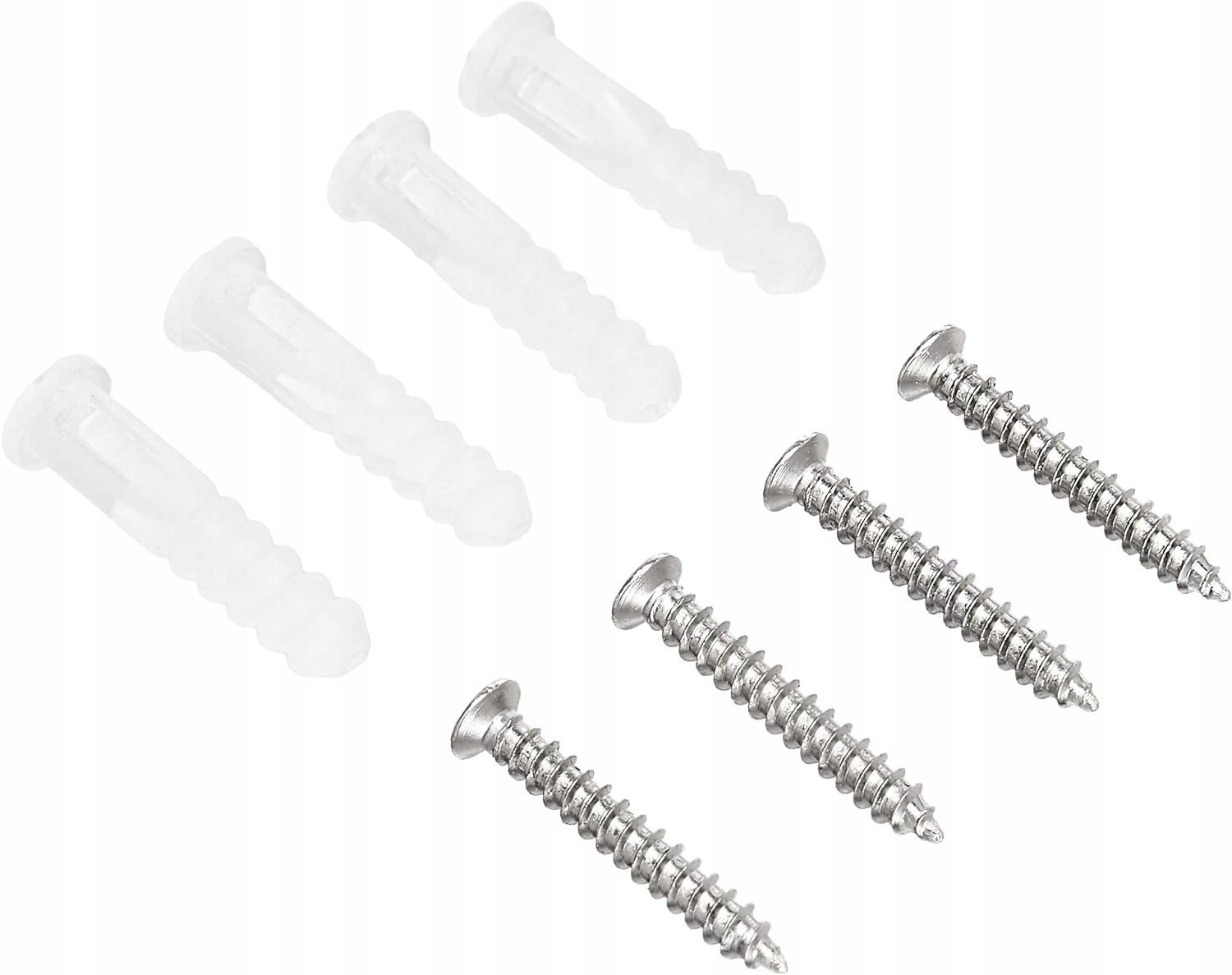 Lustro ścienne prostokąt w ramie białe 60x90cm Marka Amazon