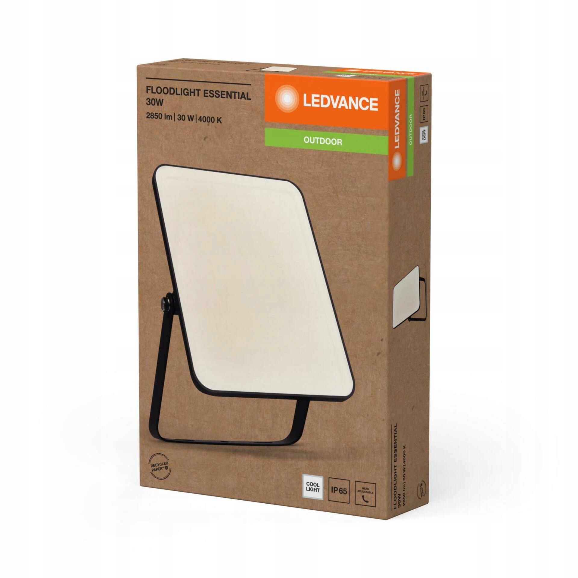 OSRAM LEDVANCE reflektor LED Floodlight Essential 30W 4000K 4058075768079 Kolor czarny