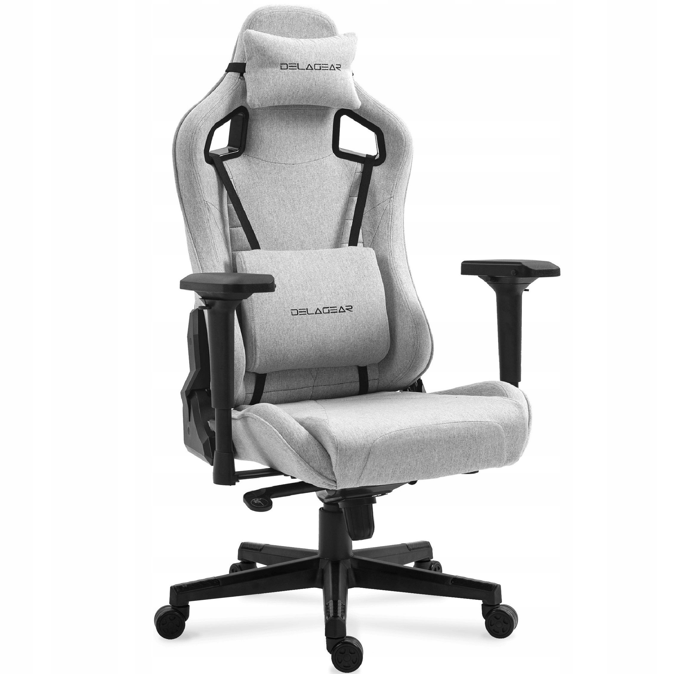 Fotel Gamingowy Delagear G 808 Regulowany Obrotowy Kubełkowy Materiałowy