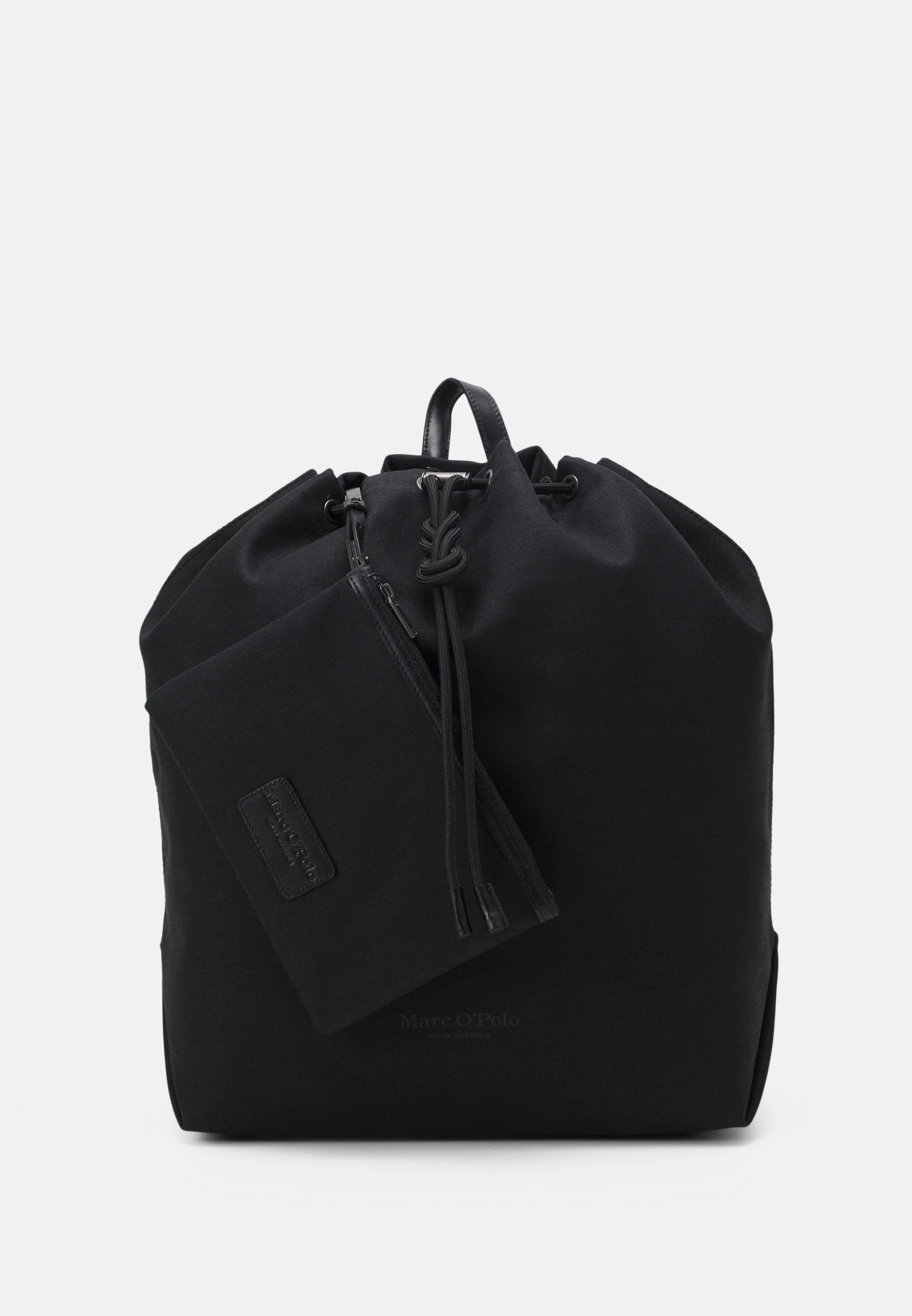 Marc O'Polo taška s kosmetickou taštičkou len černá