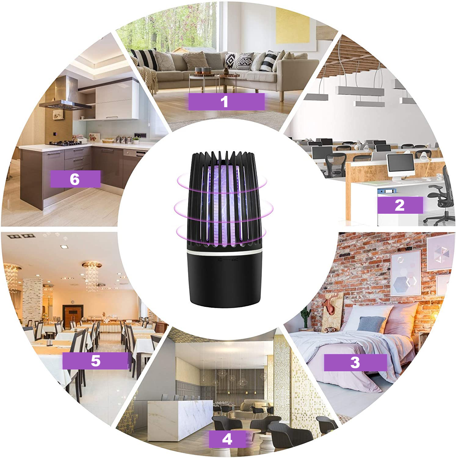 MOSKITIERA Z USB I LAMPĄ UV DO ODSTRASZANIA INSEKTÓW 2000MAH Producent Bedde