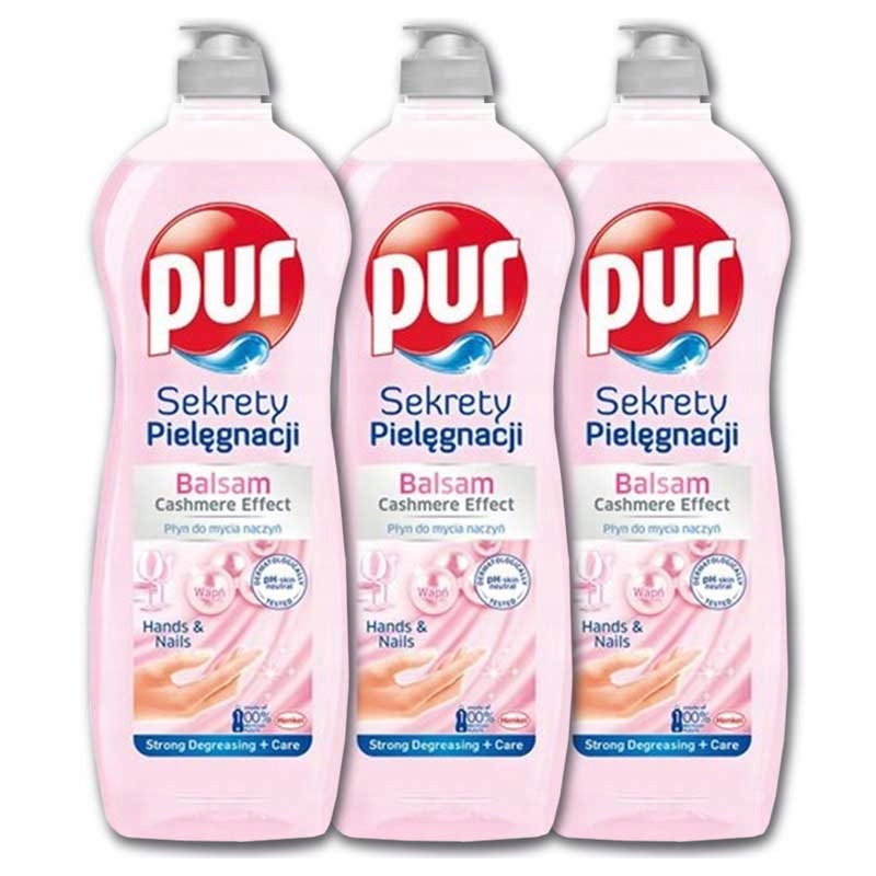 

Pur płyn do mycia naczyń Dłonie Paznokcie 3x750ml