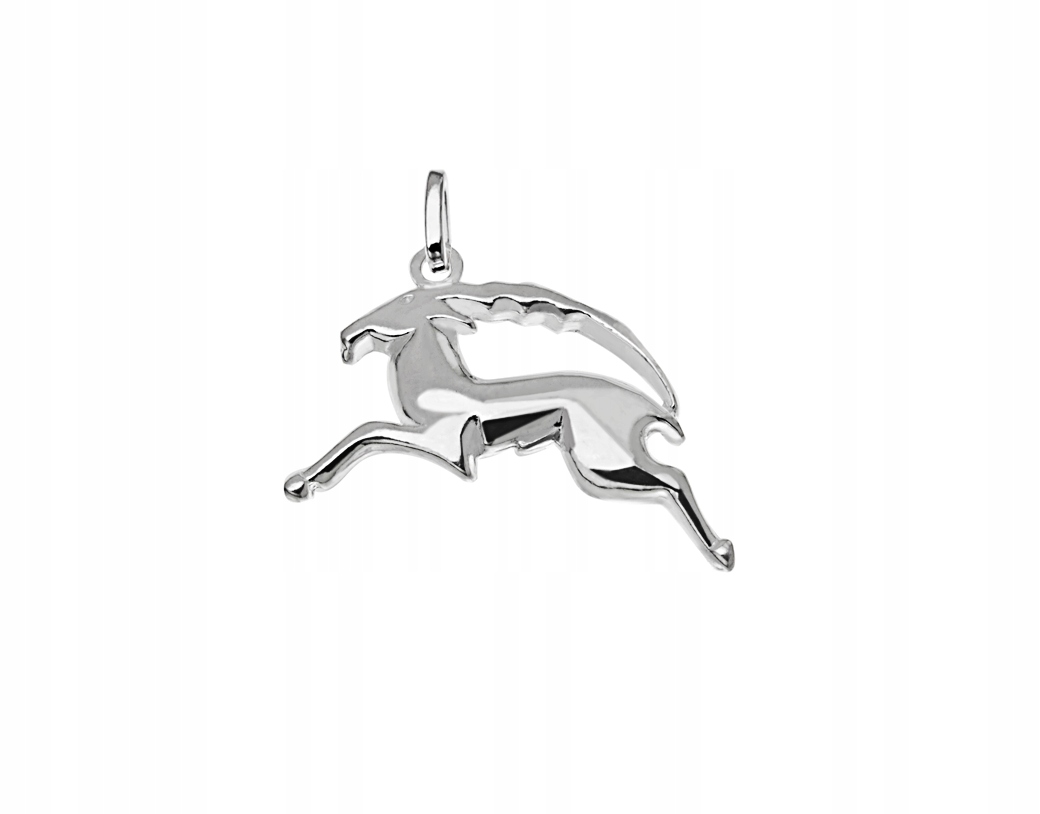 Stříbrný Přívěsek S Kozorohem, Znamení Zvěrokruhu, Stříbro 925
