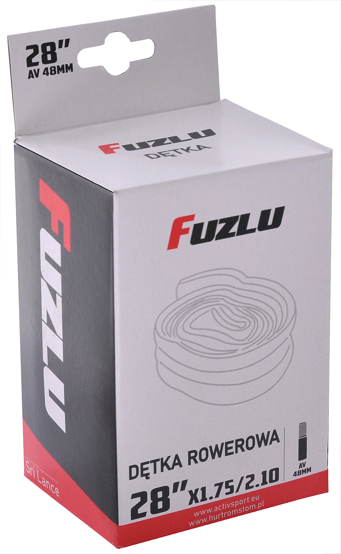 

Dętka 28x1,75/2,10 (28x1 1/2 W) Fuzlu Av 48mm