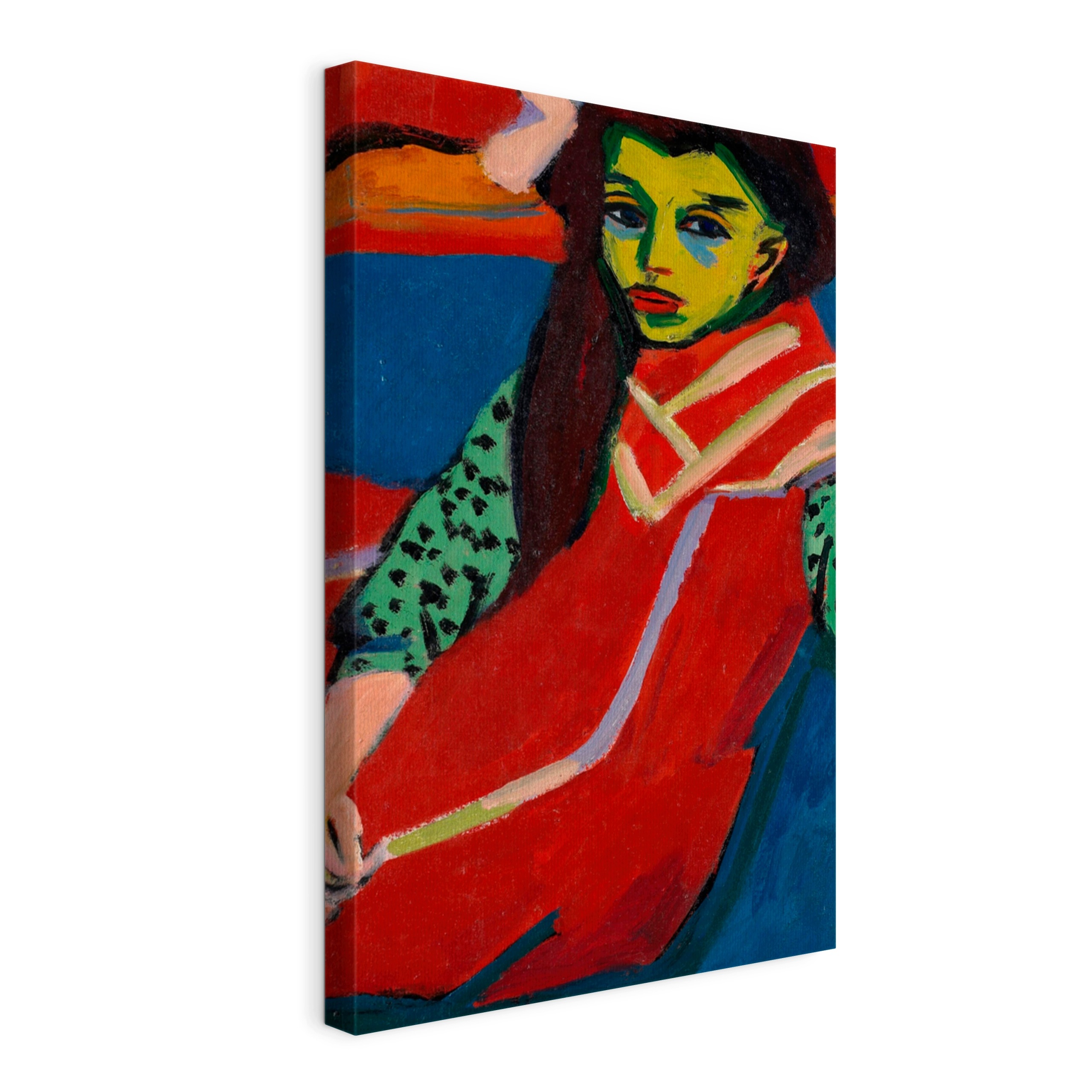 Obraz na plátně Ernst Ludwig Kirchner Sedící dívka 50x75 cm