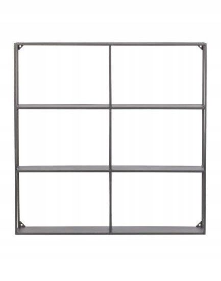 Nástenná polica Meert čierna 75x75, Woood