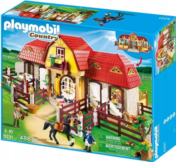 

Klocki Playmobil Duża Stadnina Koni 5221