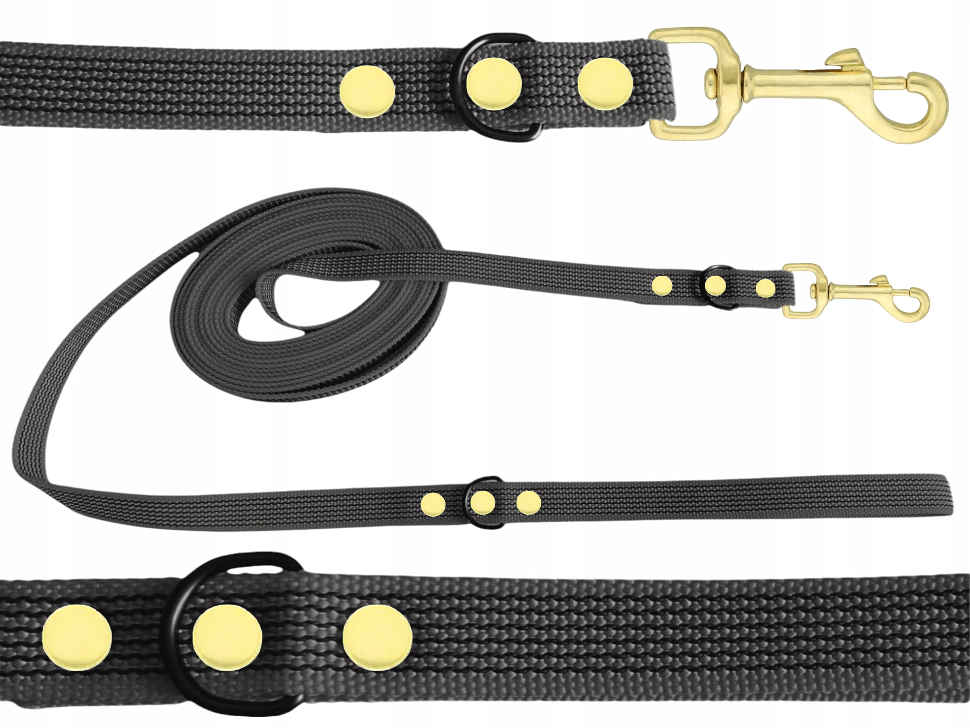 Vodítko Lanko Lonža Městská Pogumovaná Odolná Silná Protiskluzová 20 M 20 MM