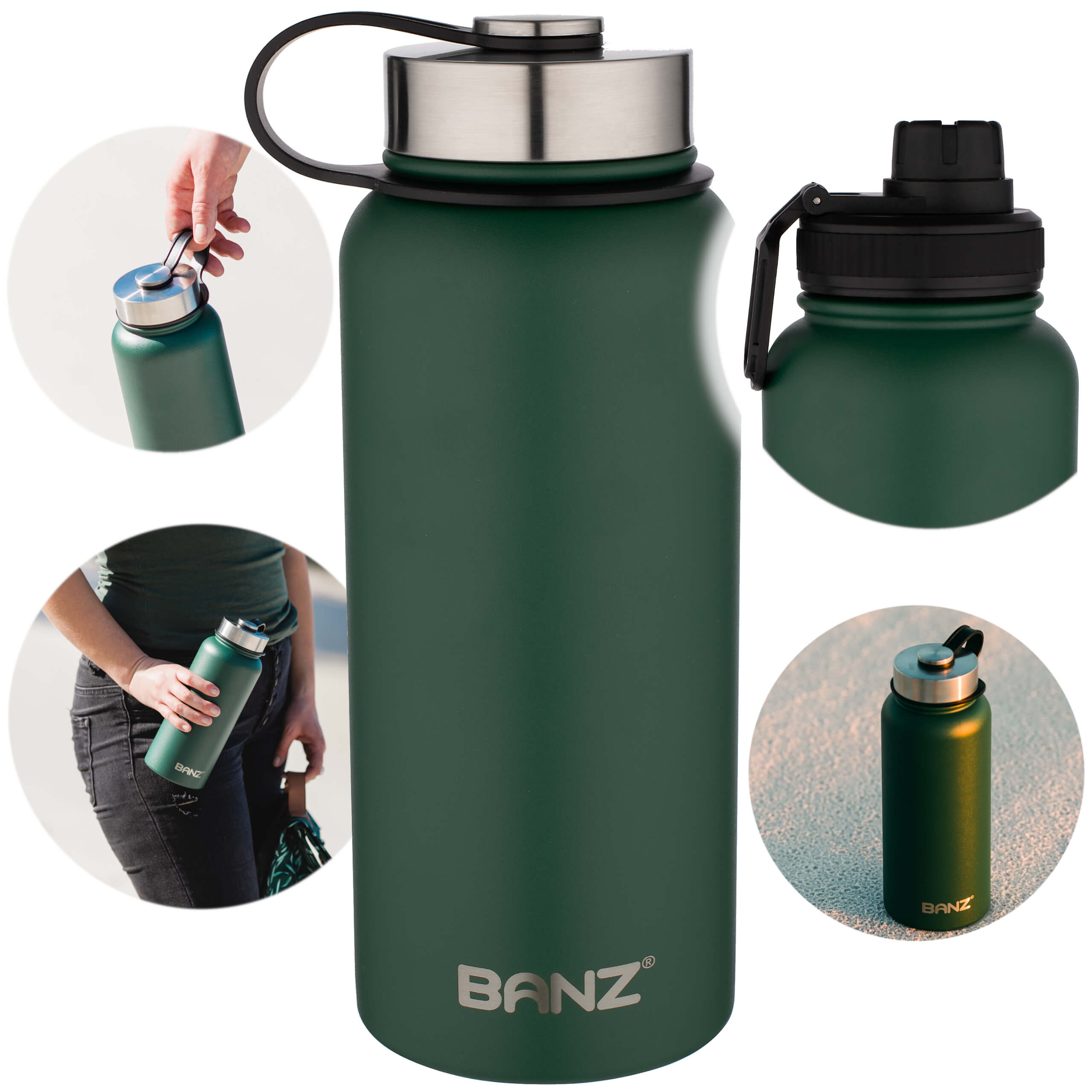 Sportovní termoska termohrnek lahev na pití 950 ml Banz