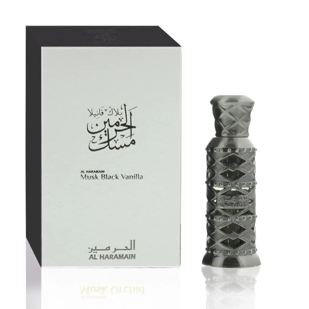 Parfém Dámské Al Haramain Musk Black v kouřovém oleji, kořeněné, vanilkové