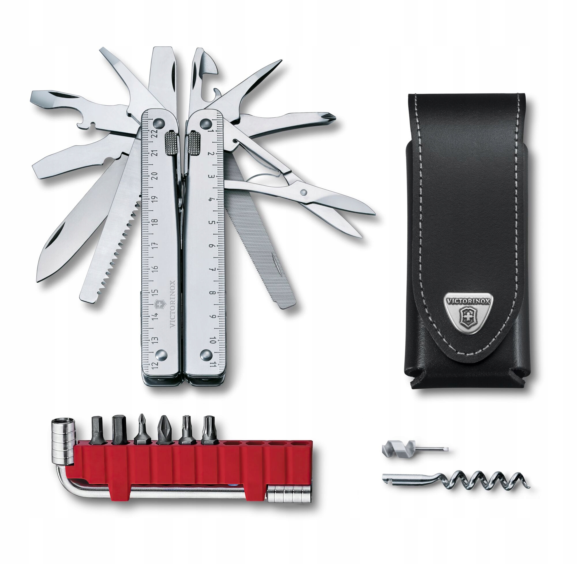 Victorinox 3.0338.L, Swiss Tool X Plus, 115mm, 37 funkcji, etui skóra