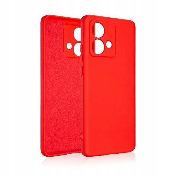 Etui silikonowe Beline do Motorola Moto Edge40 Neo w kolorze czerwonym