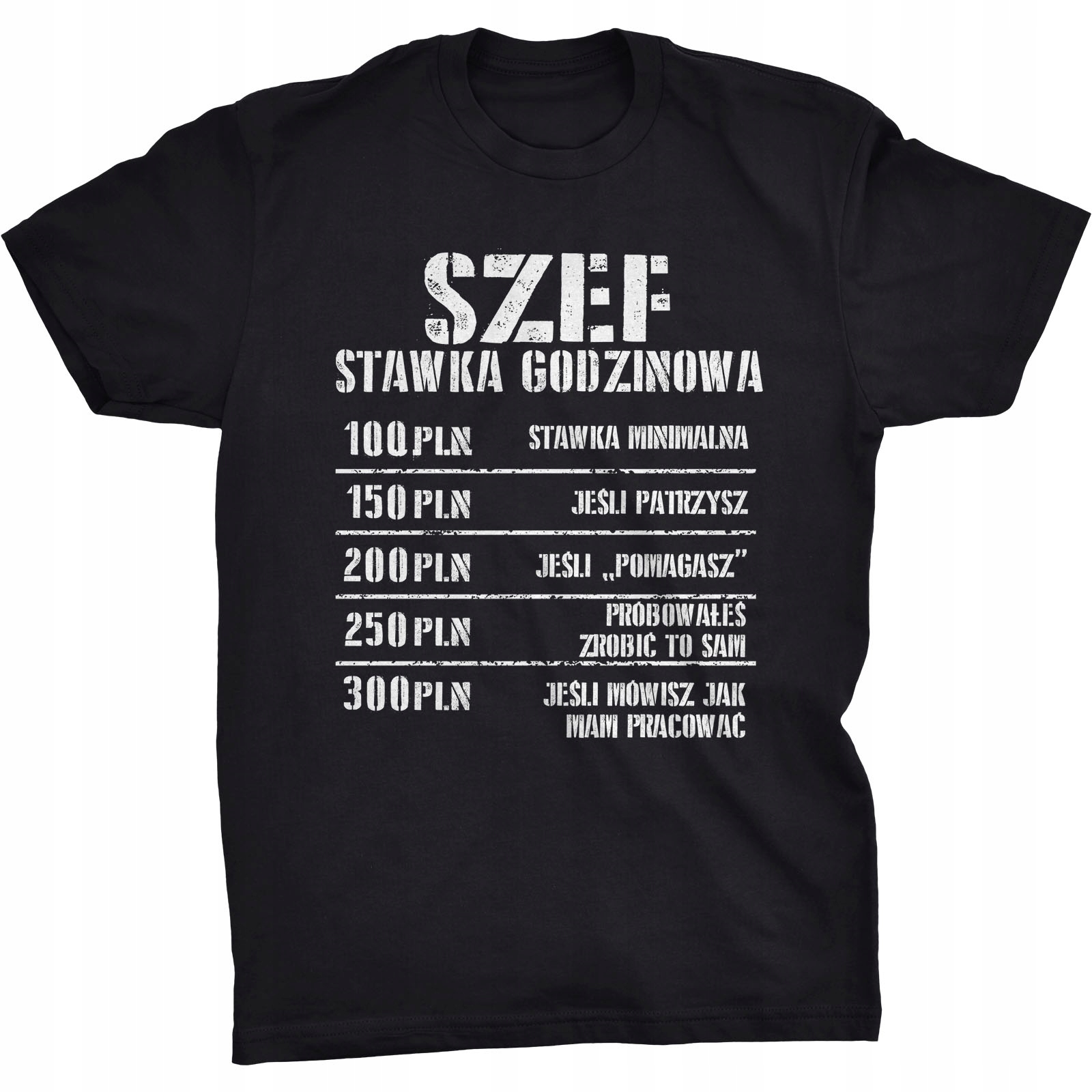 

Stawka Godzinowa Koszulka Dla Szefa Prezent
