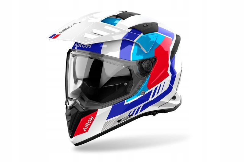 Integrálna Motocyklová Prilba Airoh Bandit White Gloss XL BAH55-XL