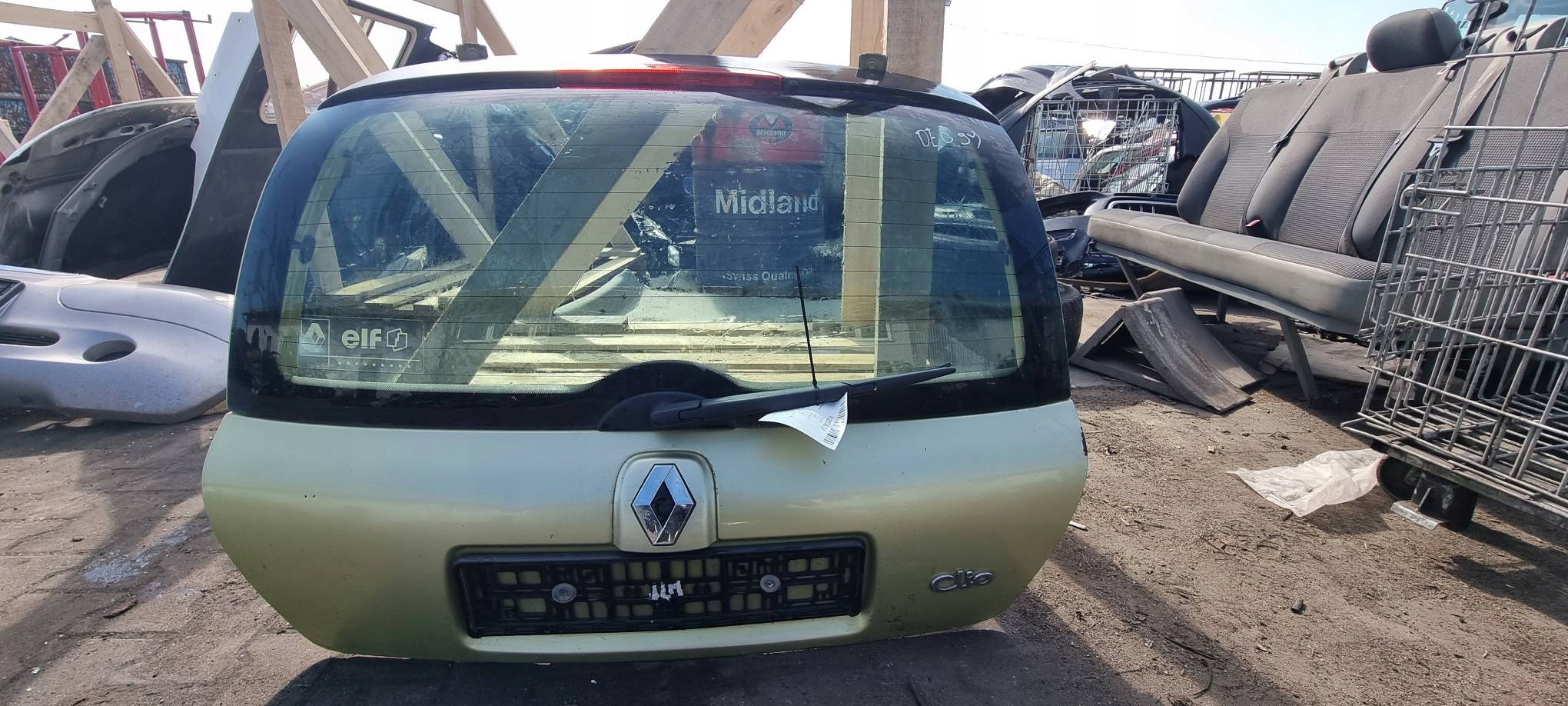 trunk door boot TED99 RENAULT CLIO II 3D