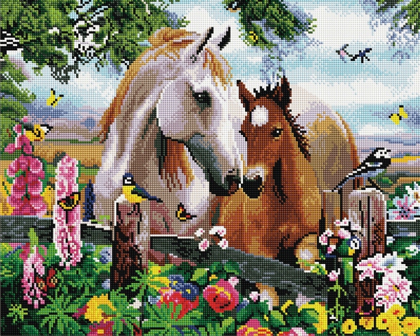 Diamantová mozaika na kroně 40x50 Ipicasso-pl