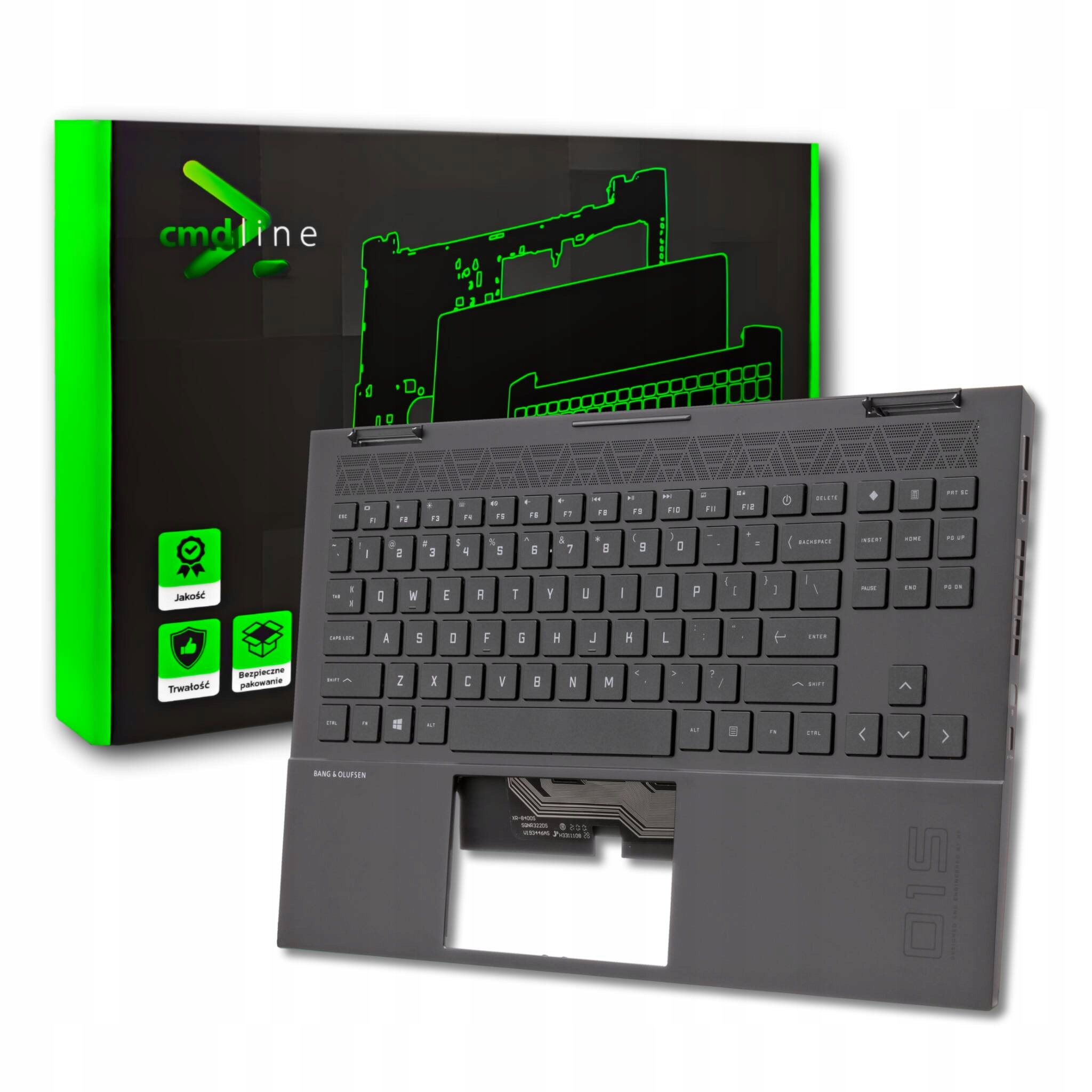 Palmrest Klawiatura Do Hp Omen 15-ek0024nw 15-ek0026nw Mrgb V1