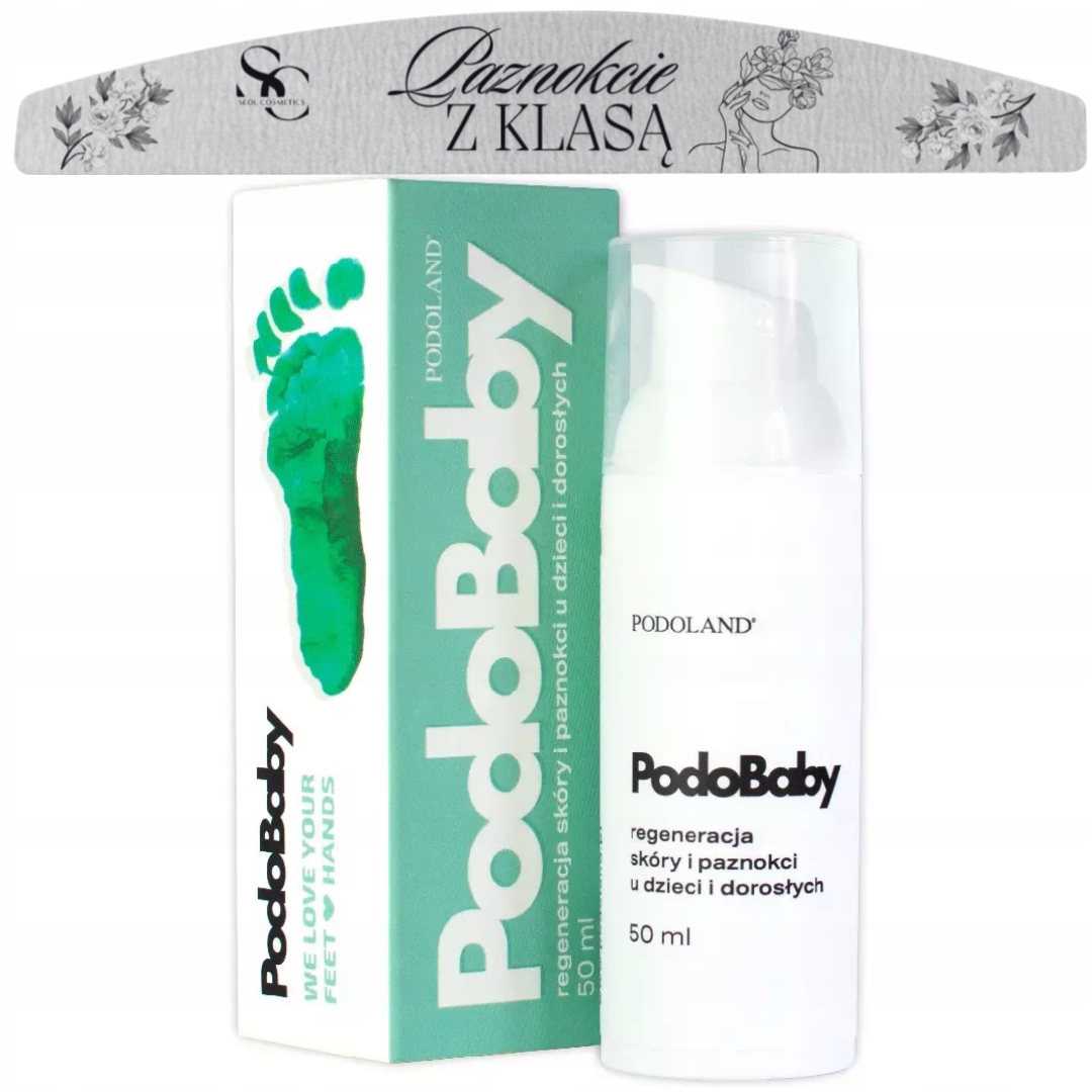 Podoland Podobaby Serum Regenerujące panokcie i skórę 50ml + PILNIK