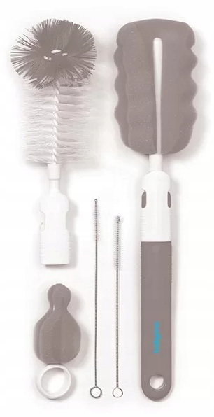 BABYONO ZESTAW SZCZOTEK DO BUTELEK I SMOCZKÓW