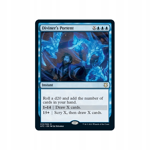 Mtg Diviner's Portent (Rare)