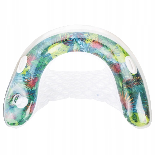 Fotel DMUCHANY wodny MATERAC z uchwytem na KUBEK Marka Vergionic