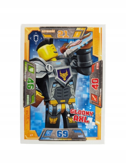 Karta Lego Nexo Knights Seria 1 Numer 017