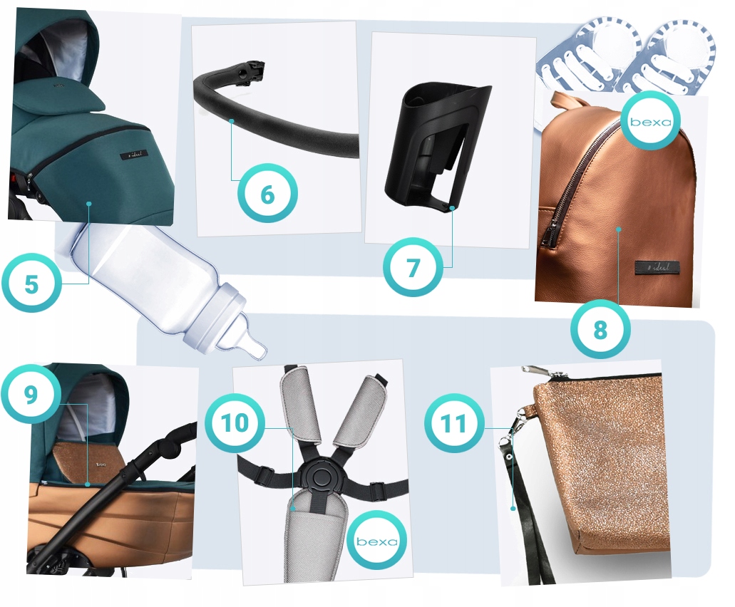 WÓZEK 3W1 BEXA IDEAL 2.0 LE101 I MAXI-COSI CITI Marka Bexa