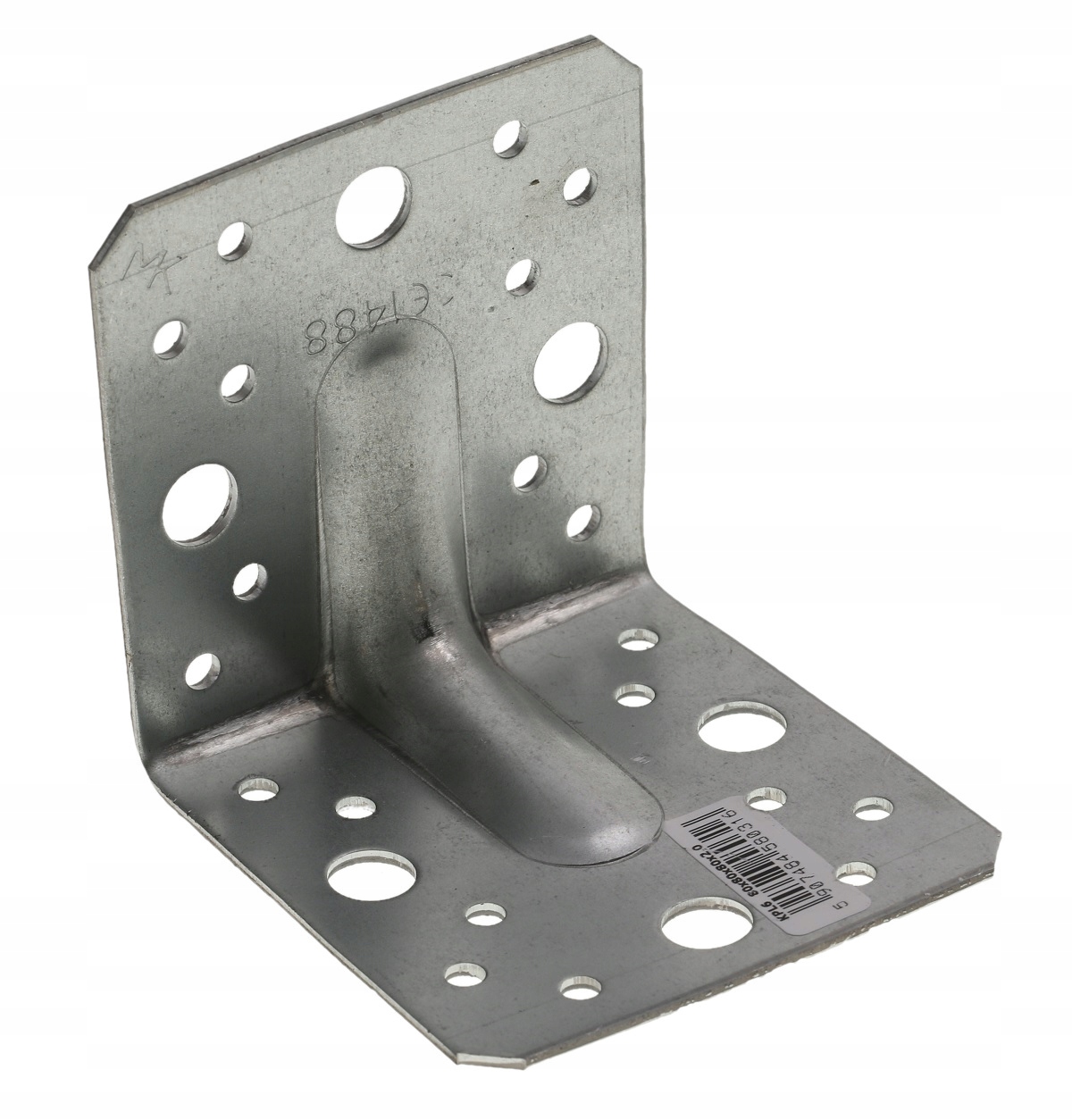 

Kątownik Z Przetłoczeniem Łącznik 80x80x80 mm