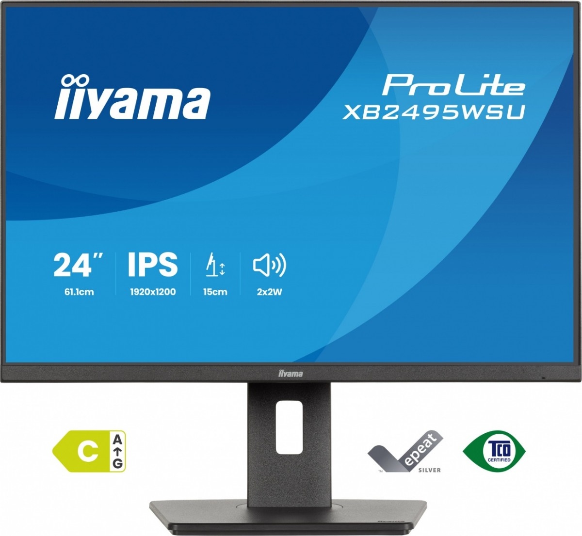 Monitor 24 cale XB2495WSU-B1 IPS,16:10,350cd,4ms,HDMI, 100Hz,1500:1, 4xUSB)