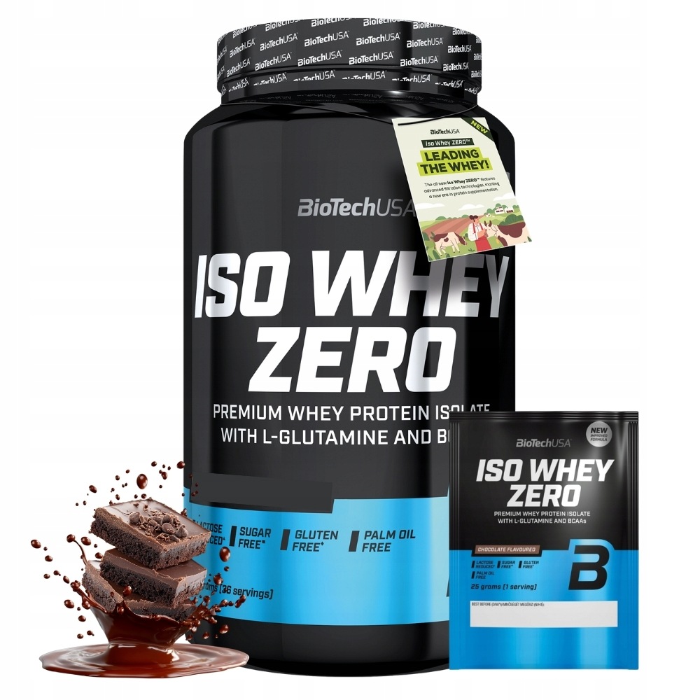 Biotech Iso Whey Zero 908 g Svalová Hmotnost Wpi Protein Doplněk Stravy Anabolismus