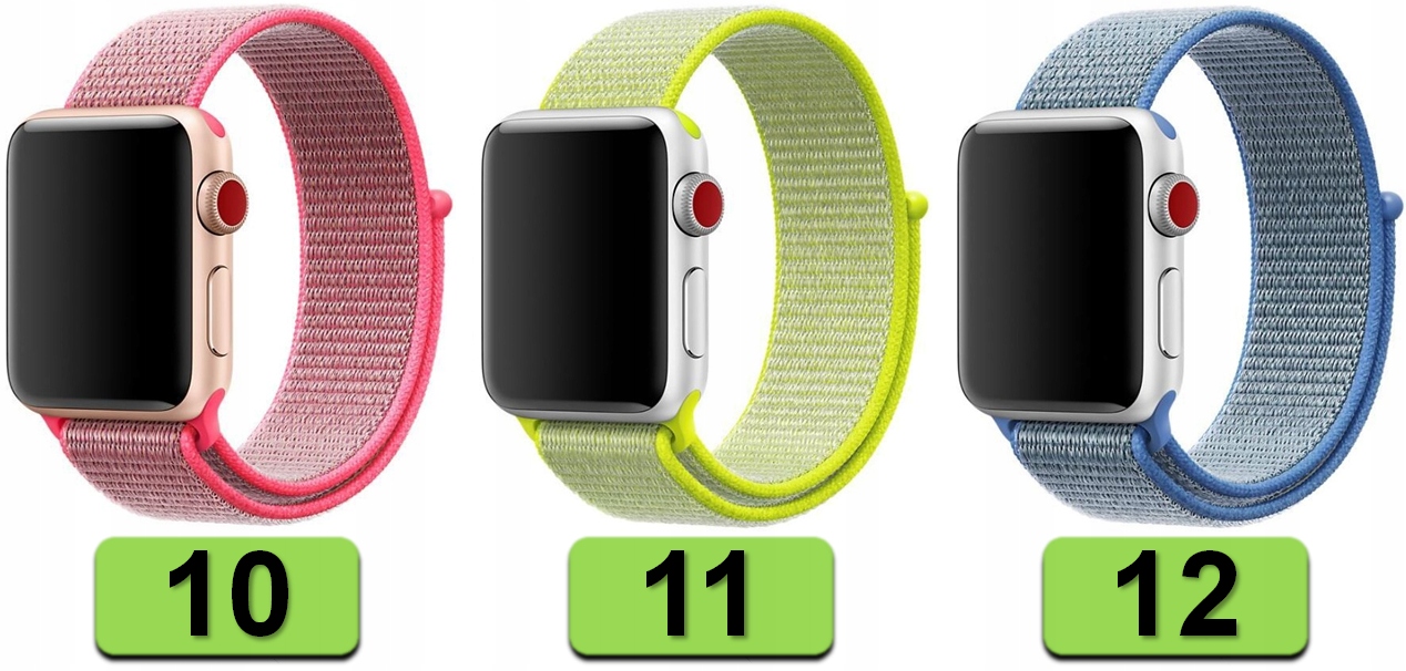 PASEK DO APPLE WATCH 1 2 3 4 5 6 7 8 9 SE 42MM 44MM 45MM 49MM| DUŻO KOLORÓW Rodzaj pasek