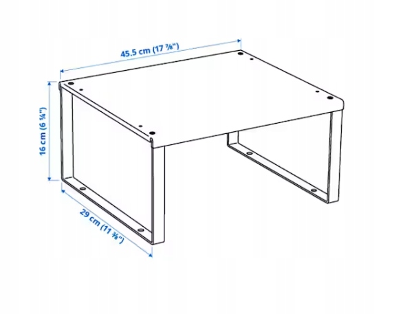 IKEA VARIERA Półka wstawiana, biały 46x29x16 cm Kod producenta 805.429.61