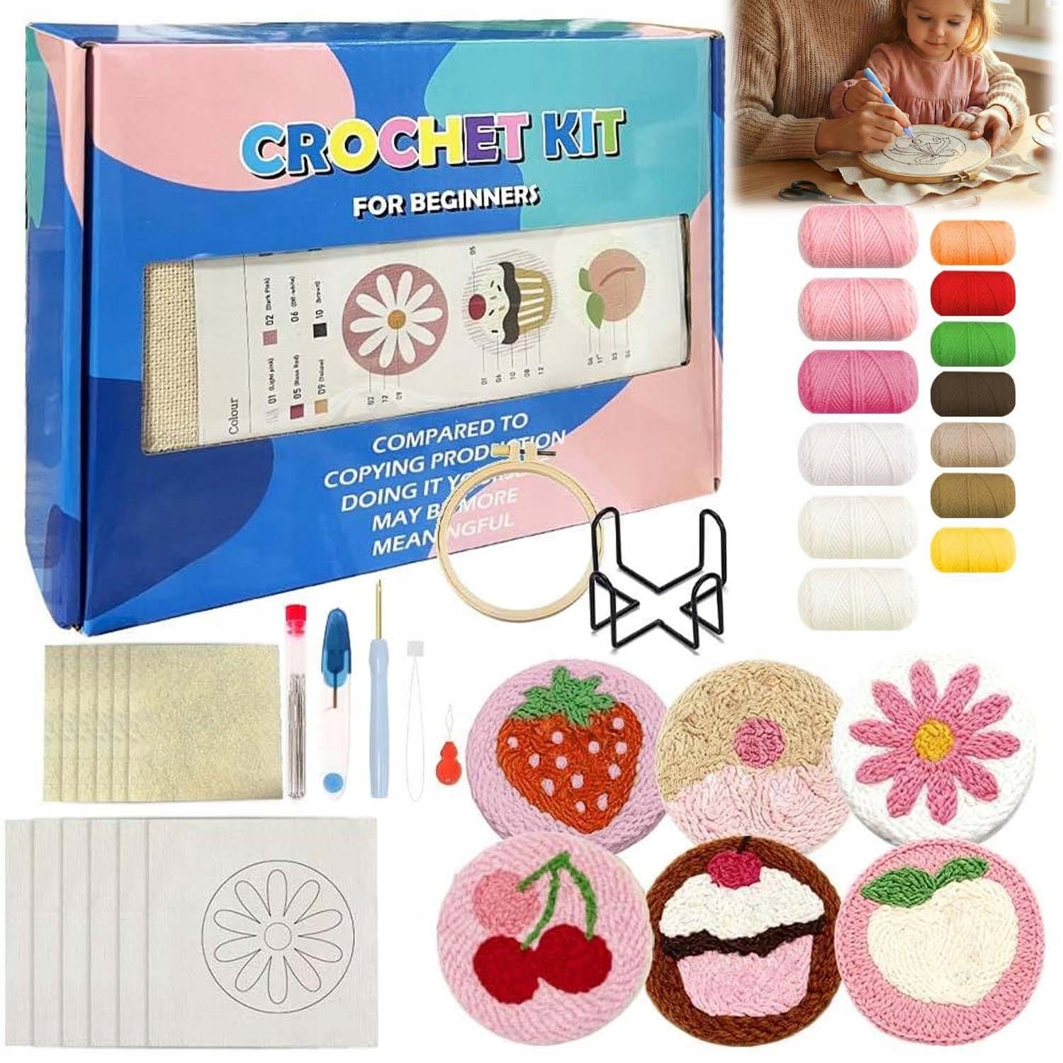 Sada Na Vyšívání Výšivky Diy Hotové Vzory 6 Ks Na Dárek