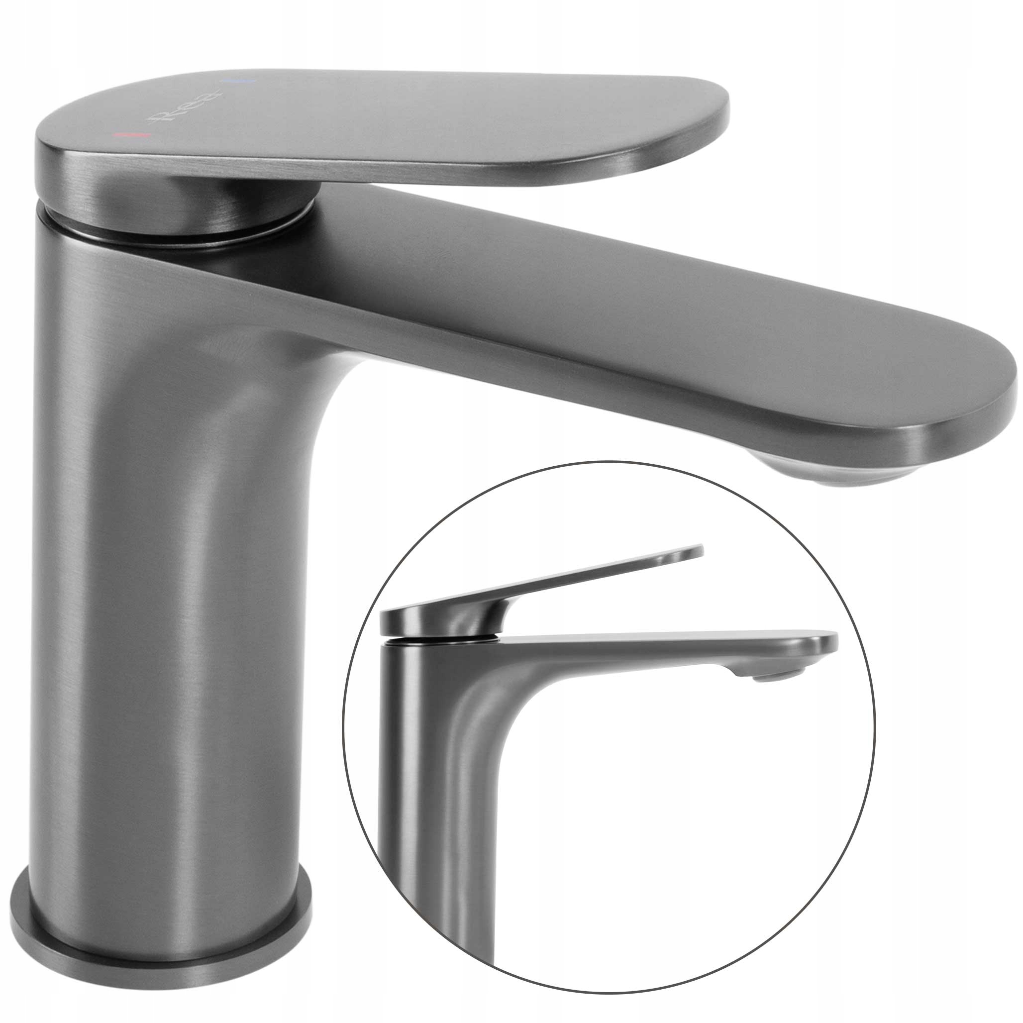 Umývadlová batéria Nízka šedá Rea Marco Titan Stojaca na umývadlo