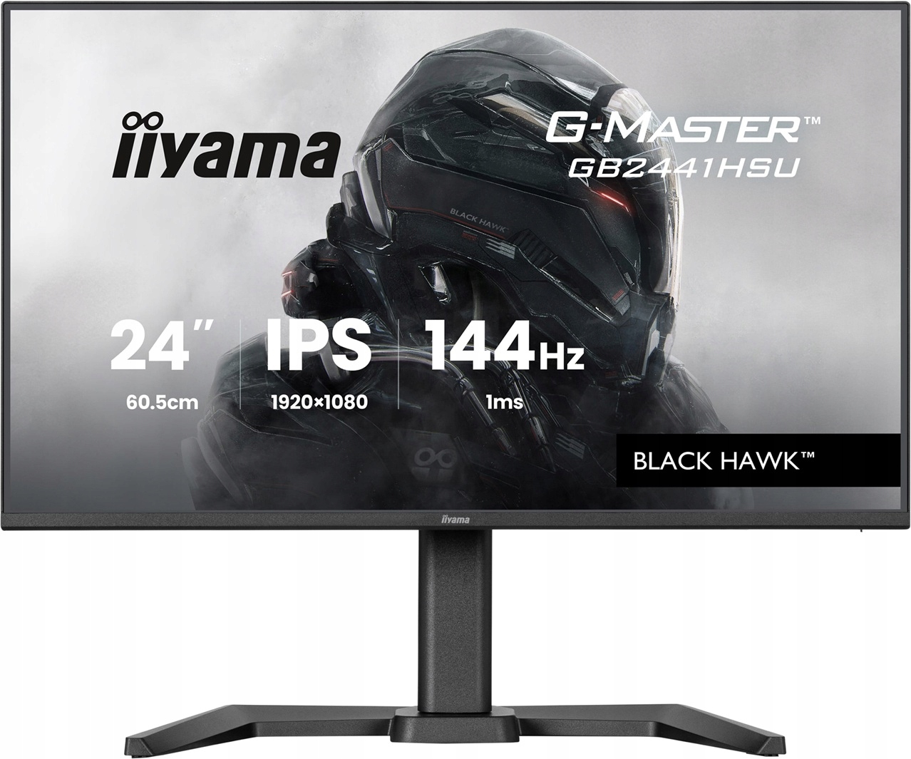 Monitor 24" iiyama G-Master GB2441HSU-B1 Fhd Ips Led 144Hz 1ms Hdmi Dp