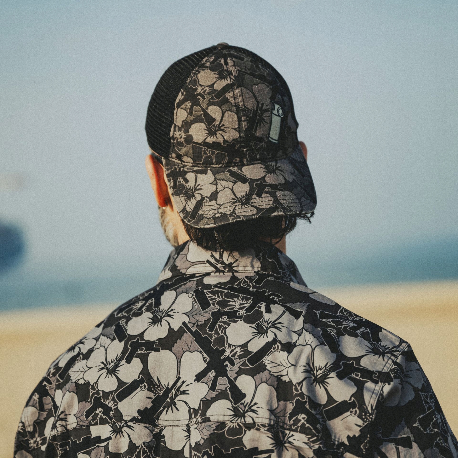 Koszula Helikon z Krótkim Rękawem Bawełniana Hawajska Dark Ops Regular - L Marka Helikon-Tex