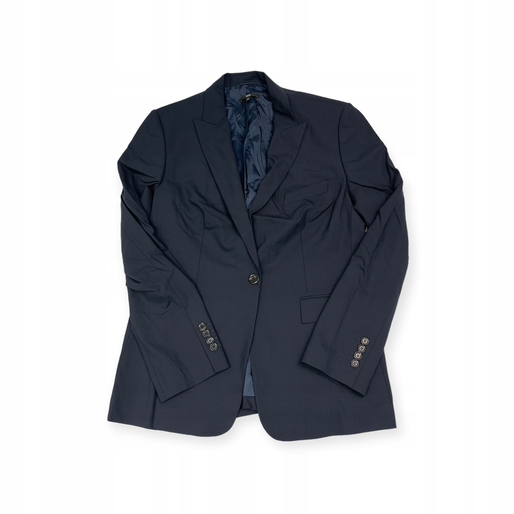 Elegantní tmavě modrá pánská sako Hugo Boss L