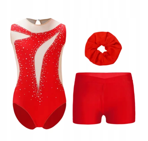 Strój Do Akrobatyki Akrobatyka R 158 Do Gimnastyki Tańca Komplet Body 2214