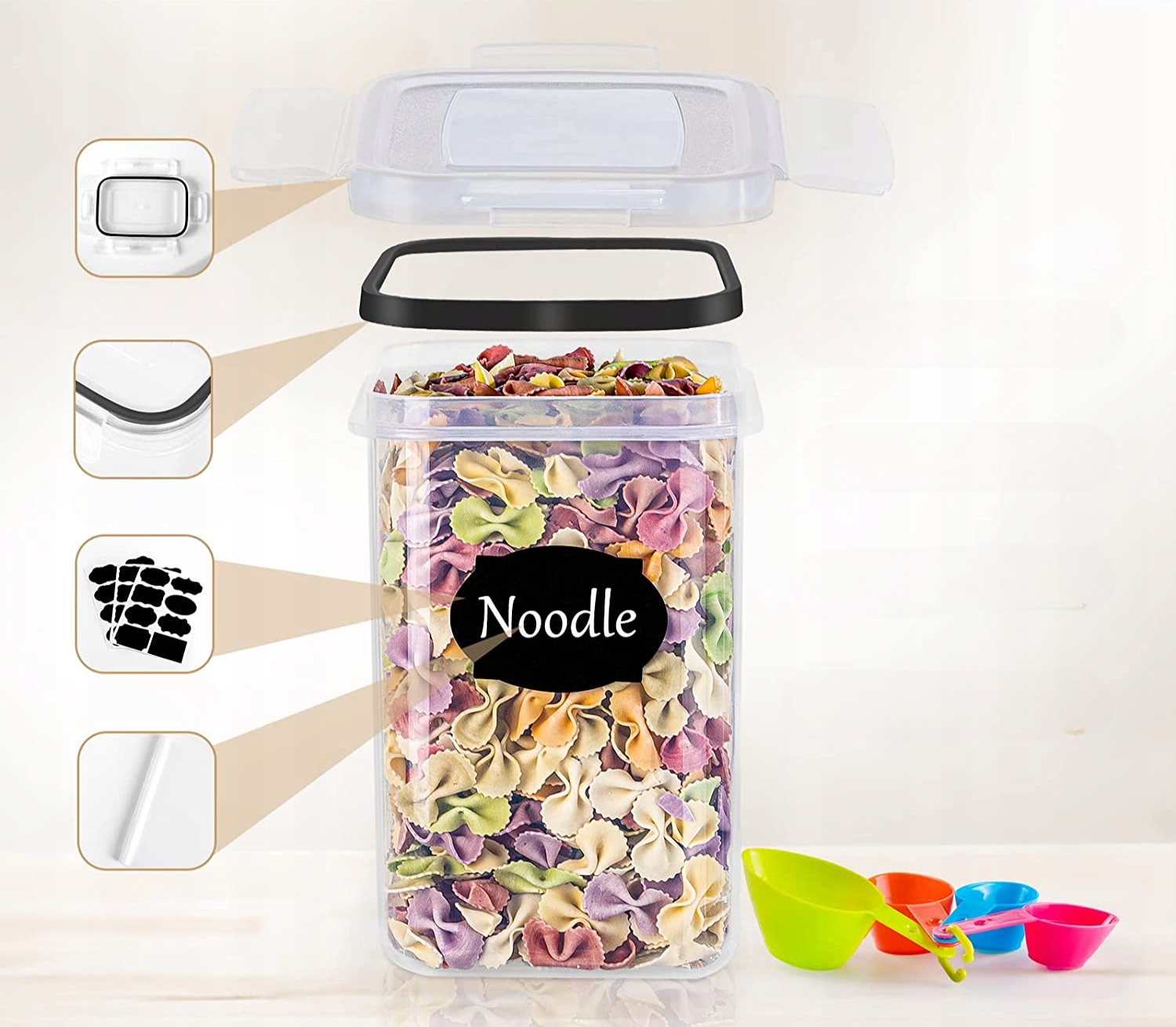 POJEMNIKI NA ŻYWNOŚĆ PLASTIKOWE POJEMNIK HERMETYCZNY ZESTAW 10 + GRATIS Kod producenta POJEMNIKI NA ŻYWNOŚĆ PLASTIKOWE PUDEŁKA 10szt