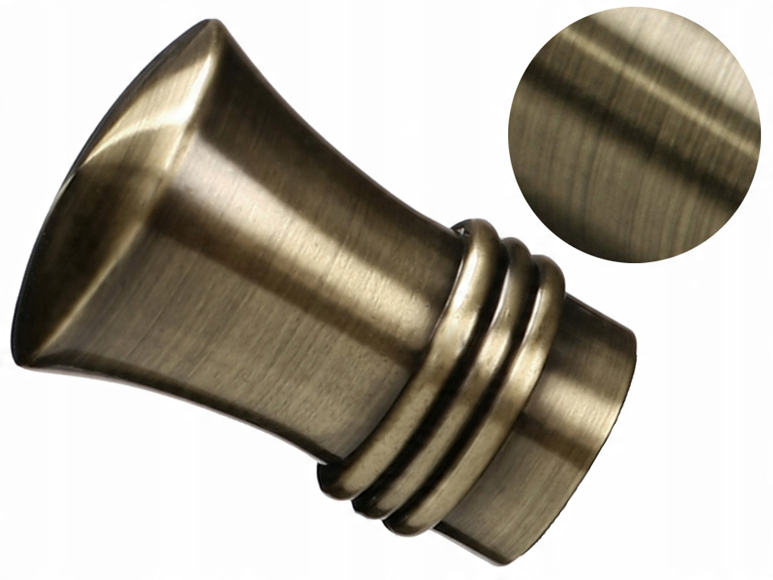 

19 mm Capri zakończenie do karnisza Złoty