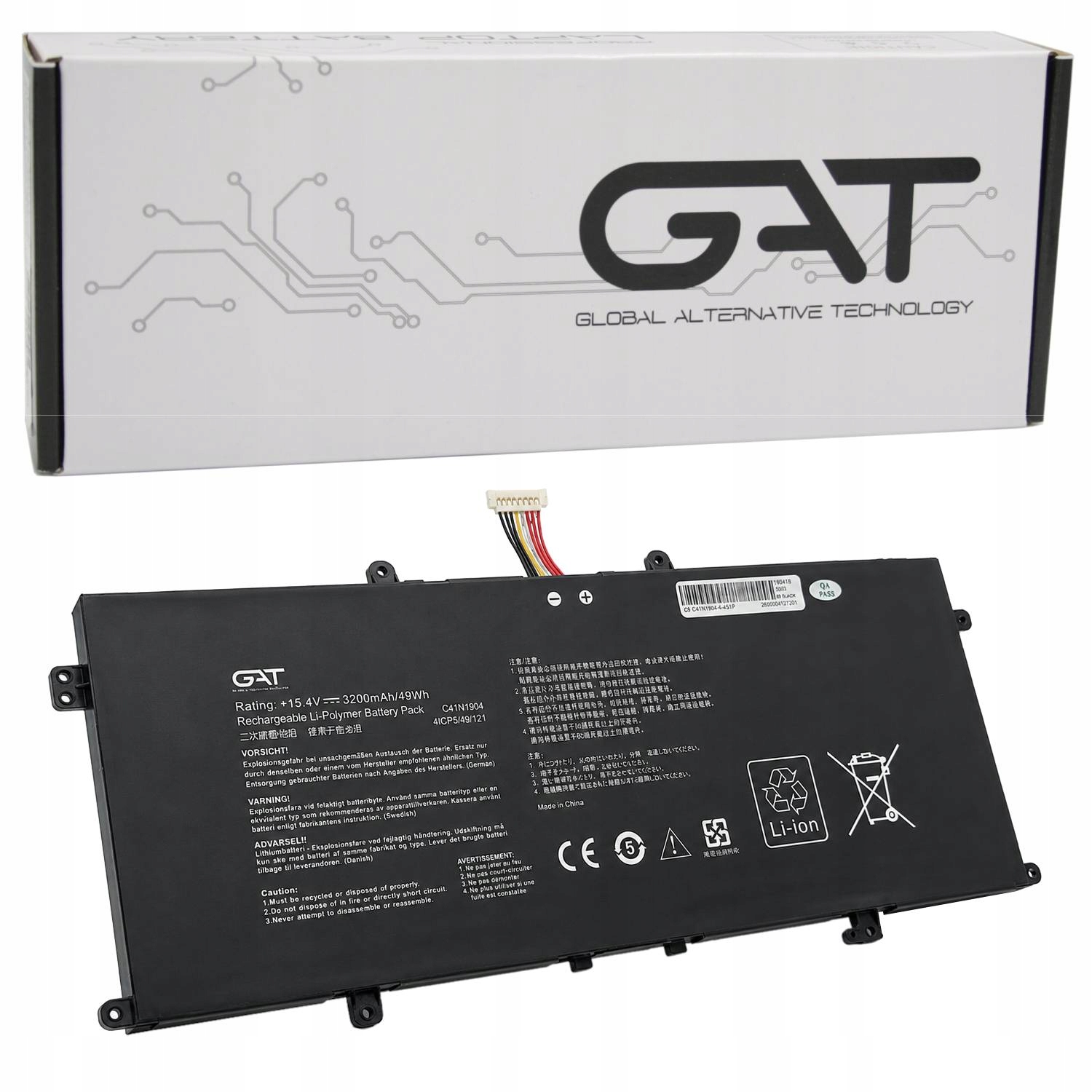 Bateria C41N1904 do Asus Zenbook UX325 UX363 UX393 UX425 UX325EA UX325JA