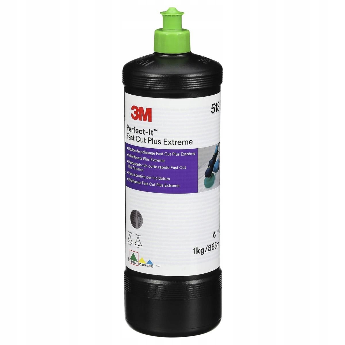 3M Fast Cut Plus leštící prostředek 1 kg zelený korek 3M (3M 51815