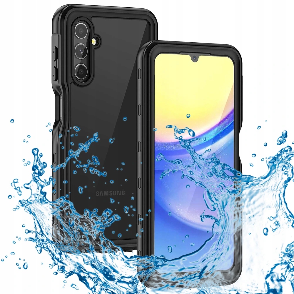 ShellBox Wodoodporne etui IP68 Samsung Galaxy A15 4G A15 5G Czarny