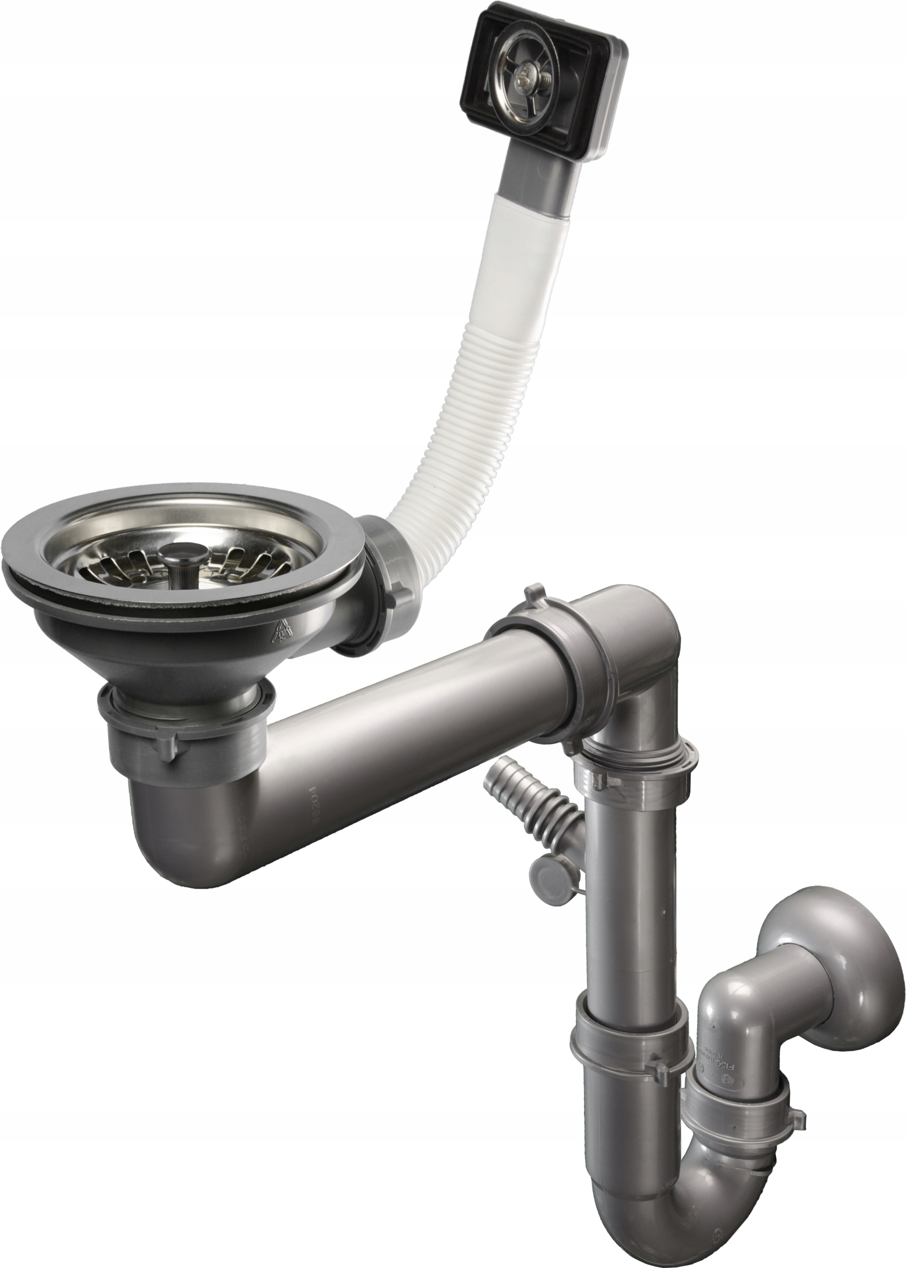 Dřezový Sifon 1 Komora – S Přepadem 3.5'