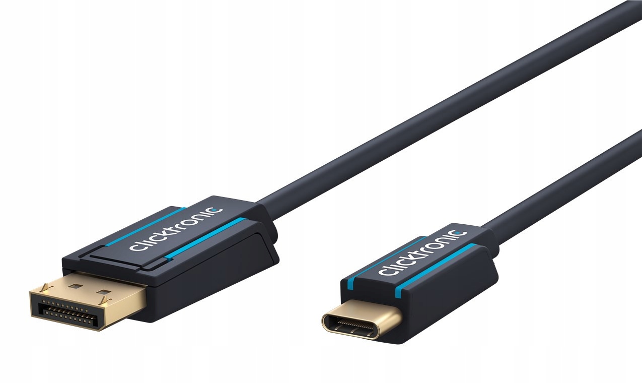 Kabel przewód USB-C / DisplayPort 1m Marka Clicktronic