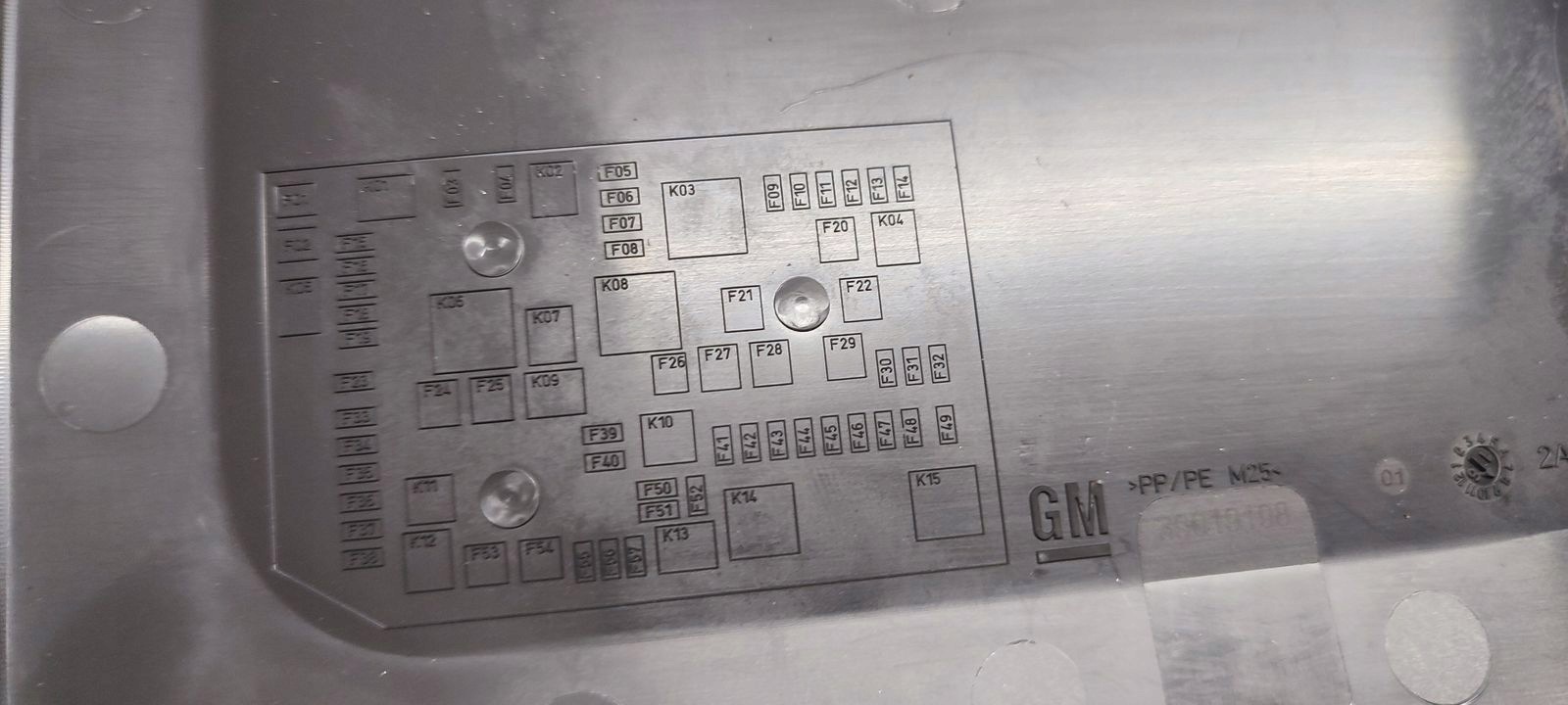 Module fusibles Opel Astra K 1,4TB