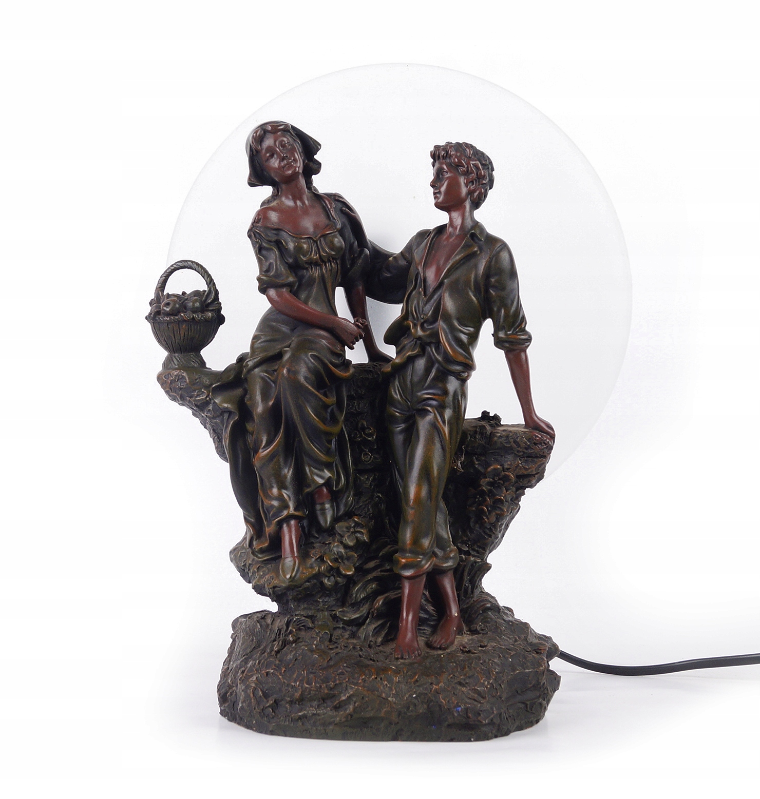 Lampa figura para alabaster