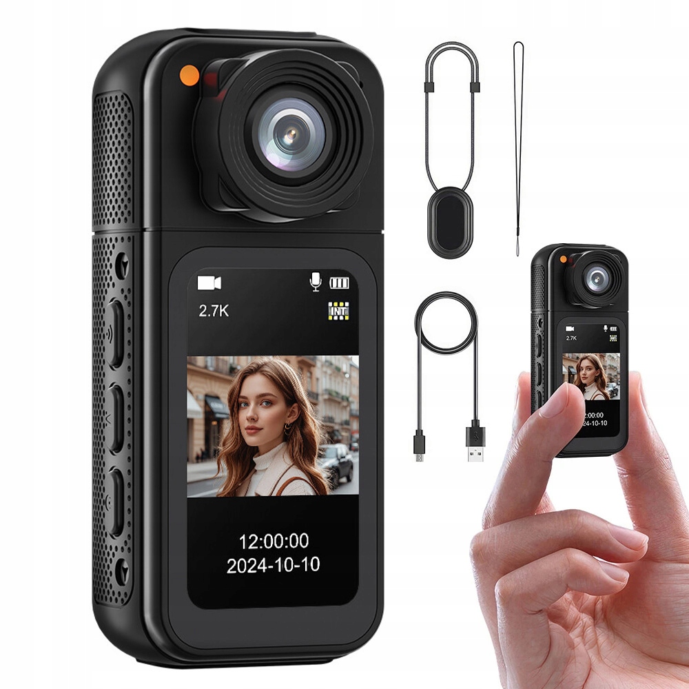 Přenosná Videokamera Pro Nošení, Hd Mini Kamera